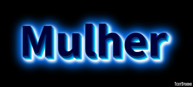 Mulher Tekst effect