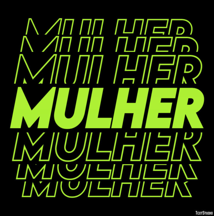 Mulher Tekst effect