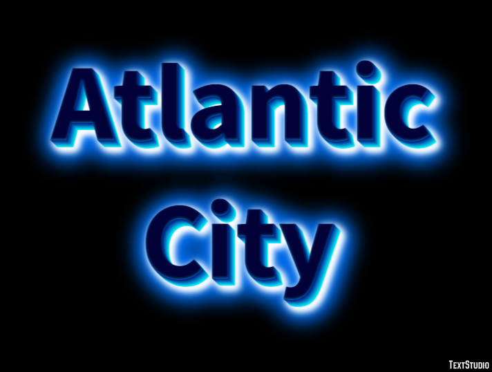 Atlantic City Effetto testo