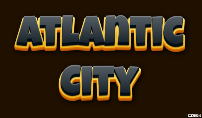 Atlantic City Effetto testo