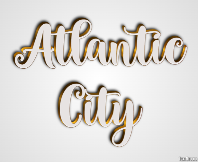 Atlantic City Effetto testo