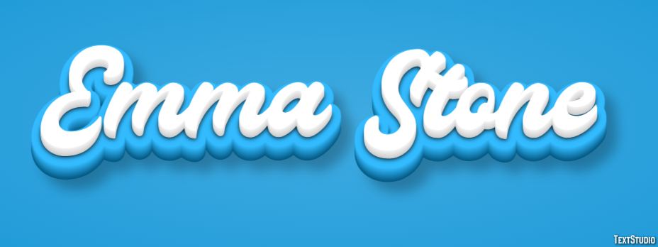 Emma Stone Tekst effect