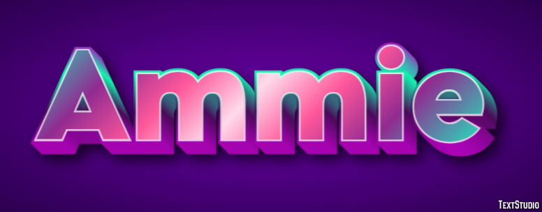 Ammie Text effect