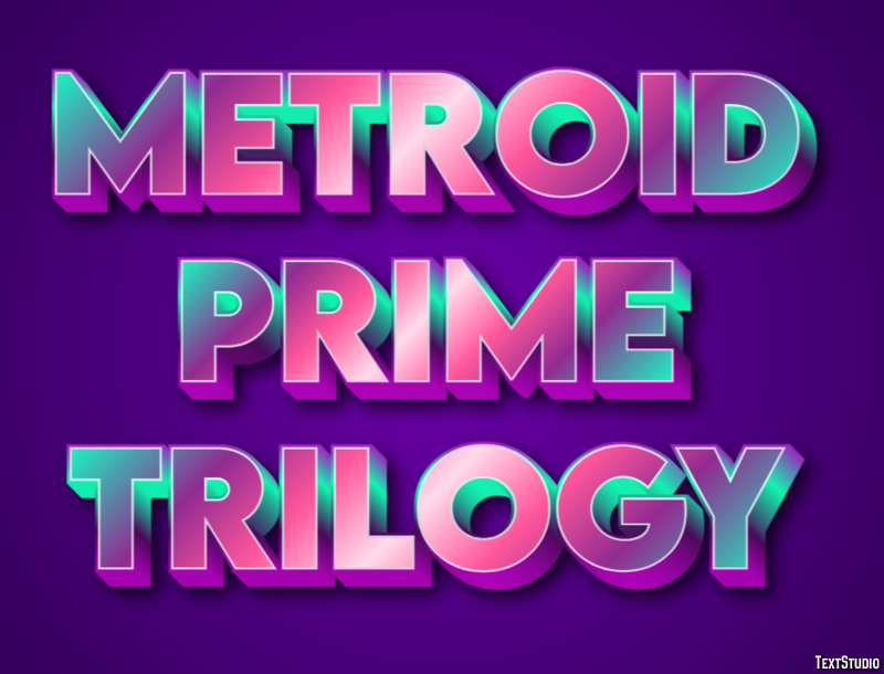 Metroid Prime Trilogy テキスト効果