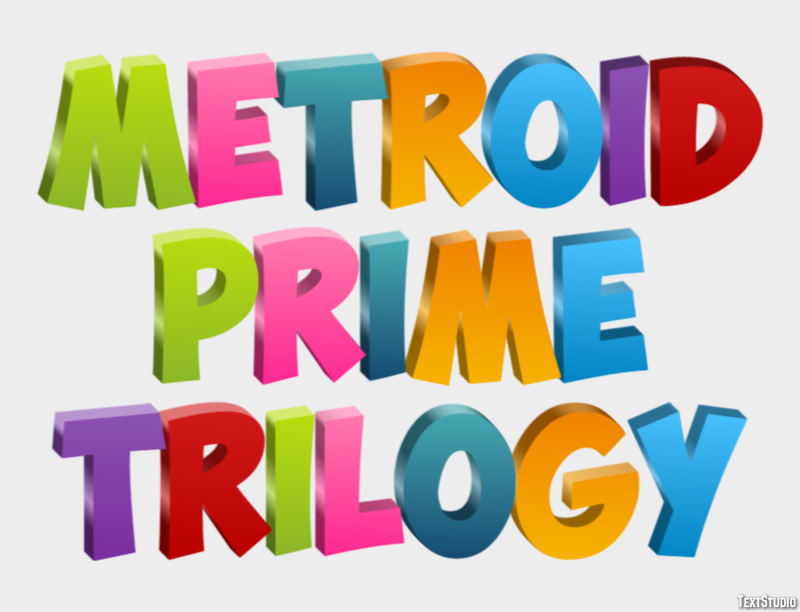 Metroid Prime Trilogy Texteffekt