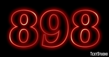 898 Efecto de Texto