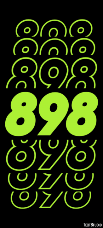 898 Efecto de Texto