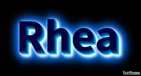 Rhea Эффект текста