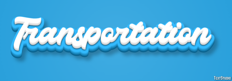 Transportation Efecto de Texto