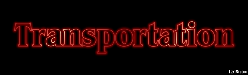 Transportation Efecto de Texto