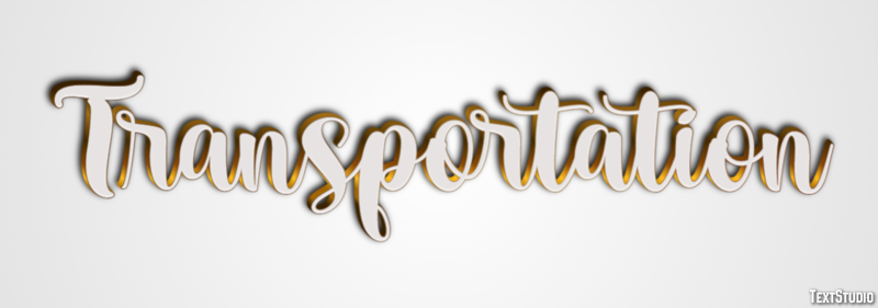 Transportation Efecto de Texto