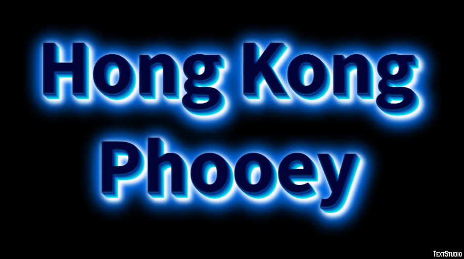 Hong Kong Phooey Text Effect