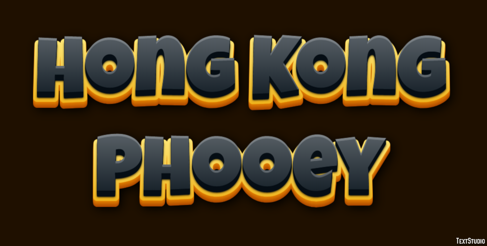 Hong Kong Phooey Text effect