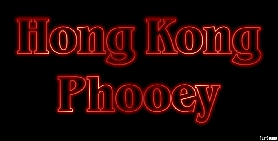 Hong Kong Phooey Эффект текста