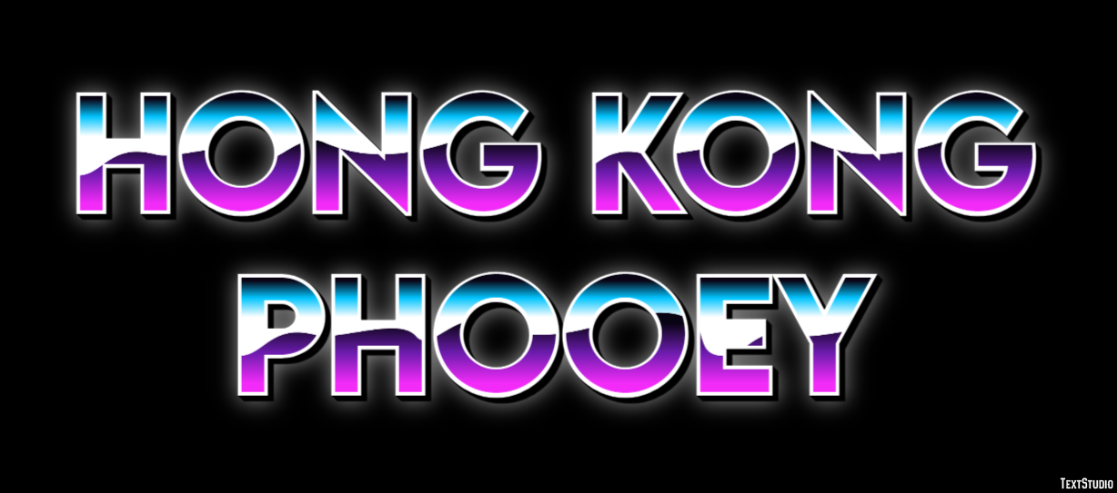 Hong Kong Phooey Эффект текста