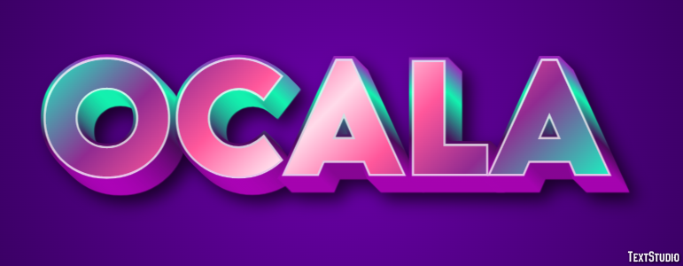 Ocala Text Effect