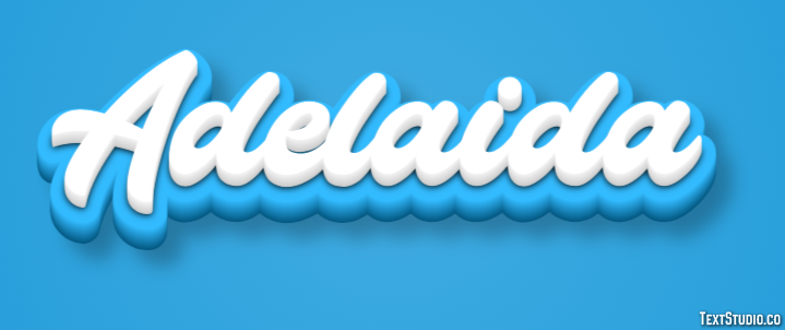 Adelaida Efecto de Texto