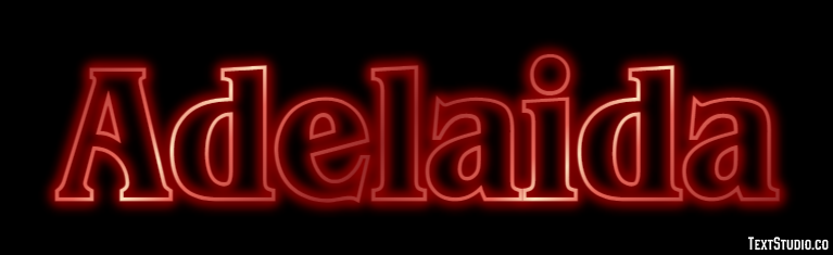 Adelaida Efecto de Texto