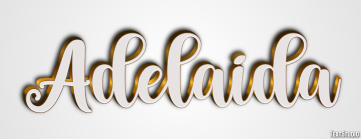 Adelaida Efecto de Texto