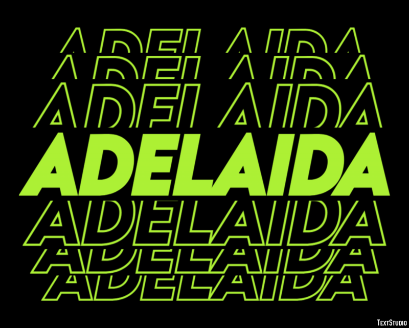 Adelaida Efecto de Texto