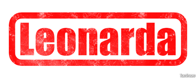 Leonarda Effetto testo