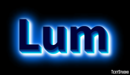 Lum Text Effect