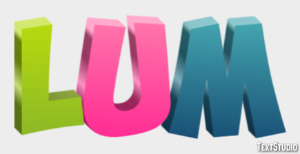Lum Text Effect