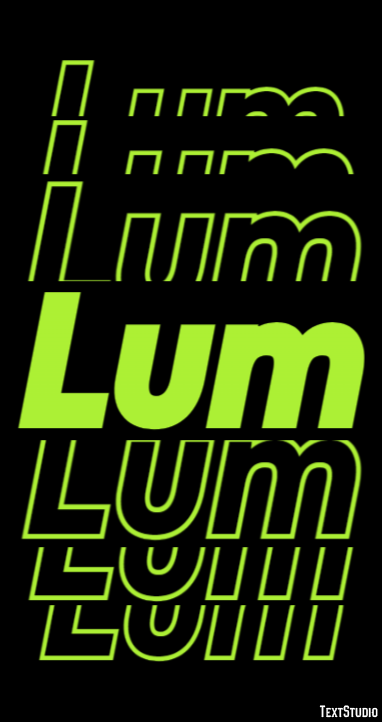 Lum Text effect