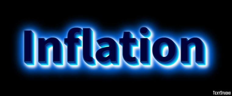 Inflation Text Effect