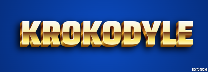 Krokodyle Effetto testo