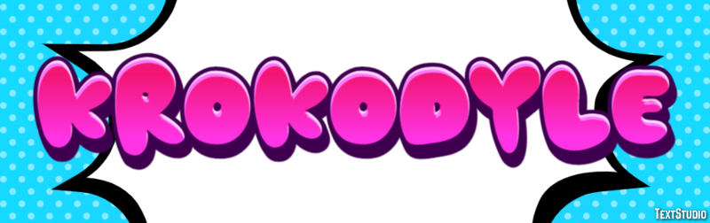 Krokodyle Effetto testo
