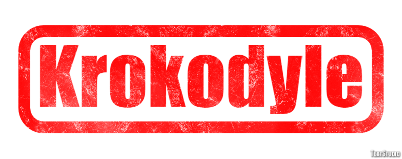 Krokodyle Effetto testo