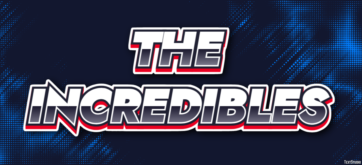 The Incredibles Text Effect