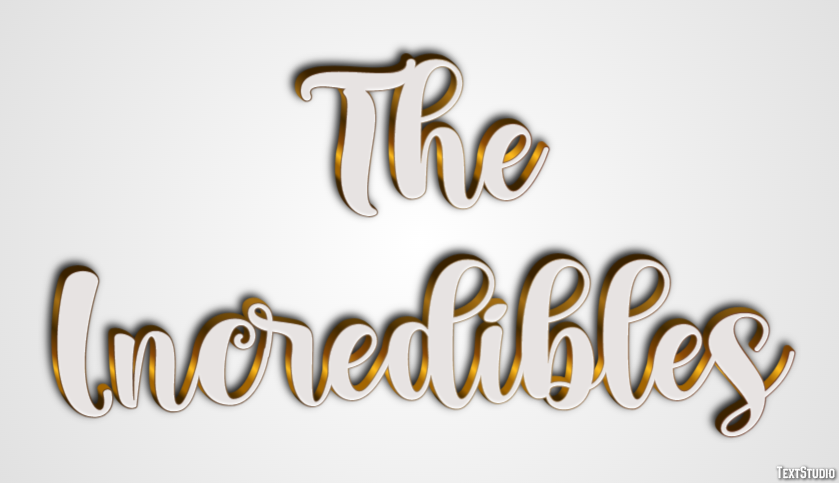 The Incredibles Text effect