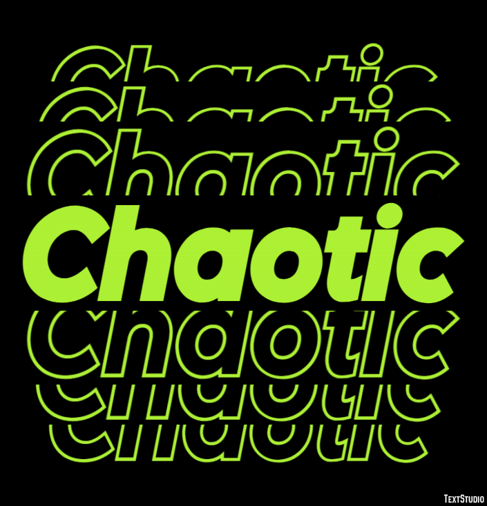 Chaotic Efekt tekstowy