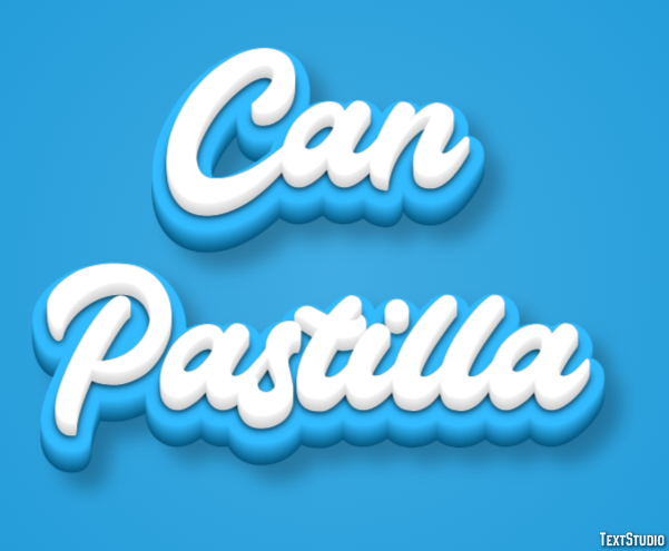 Can Pastilla テキスト効果