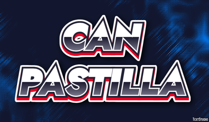 Can Pastilla Efekt tekstowy