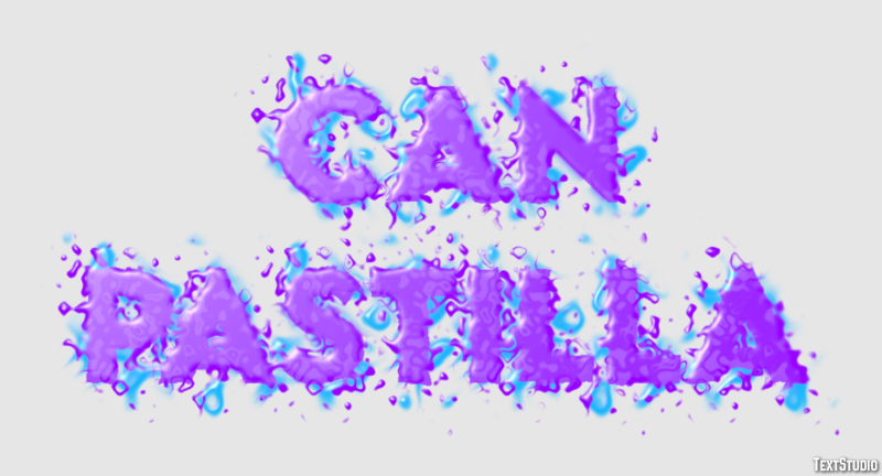 Can Pastilla テキスト効果