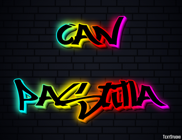 Can Pastilla テキスト効果