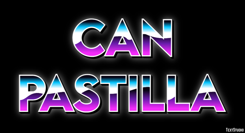 Can Pastilla テキスト効果