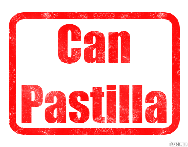 Can Pastilla Efekt tekstowy