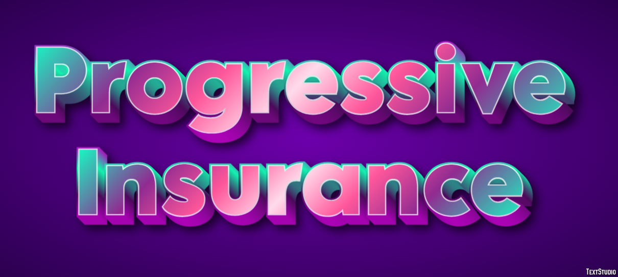 Progressive Insurance テキスト効果