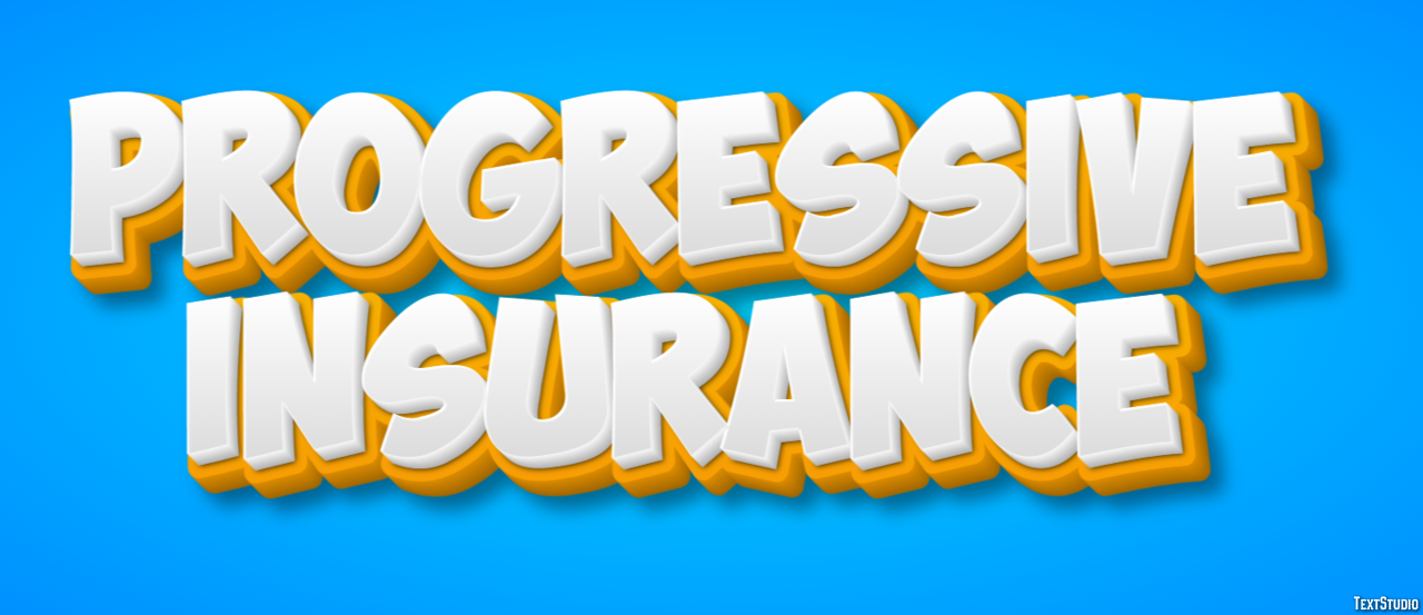 Progressive Insurance テキスト効果