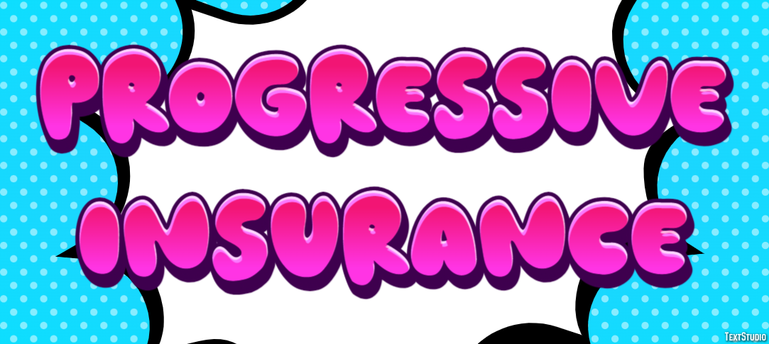 Progressive Insurance テキスト効果