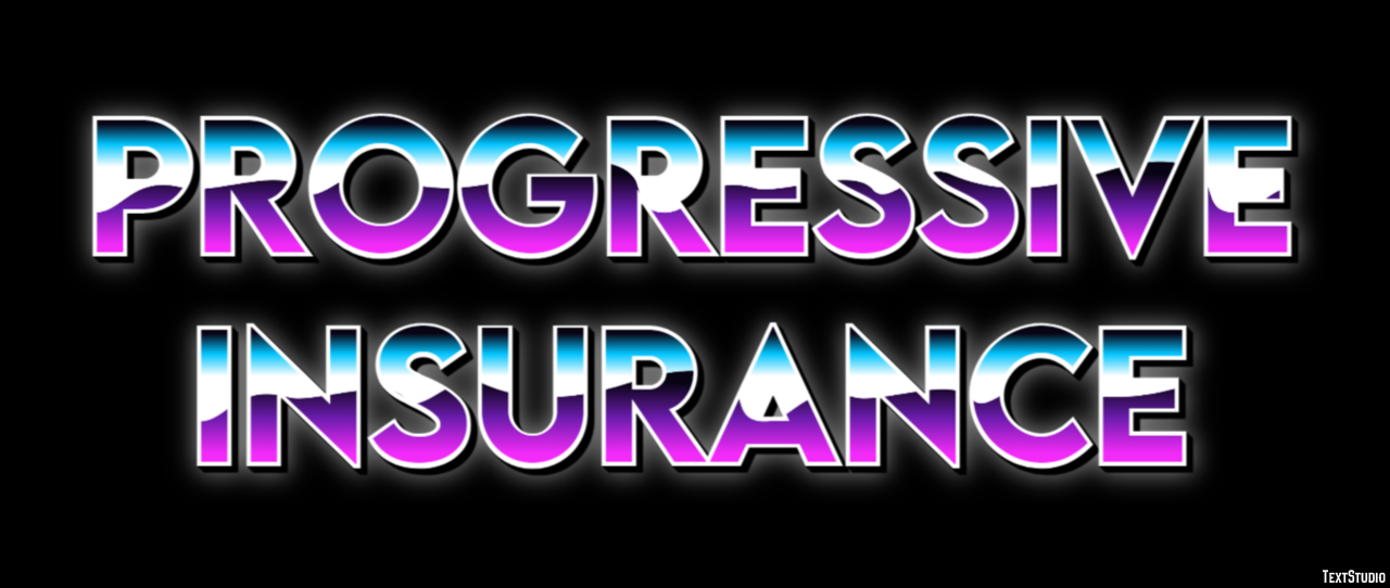 Progressive Insurance テキスト効果