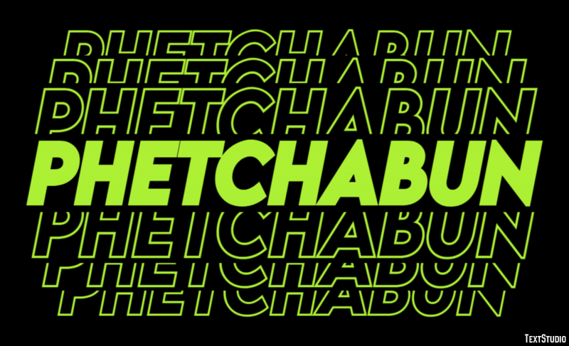 Phetchabun Effet de Texte