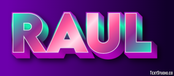 Raul Efeito de texto