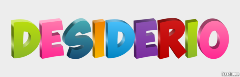 Desiderio Effetto testo