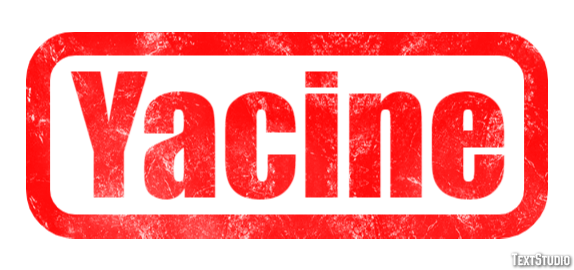 Yacine Эффект текста
