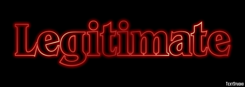 Legitimate Text Effect